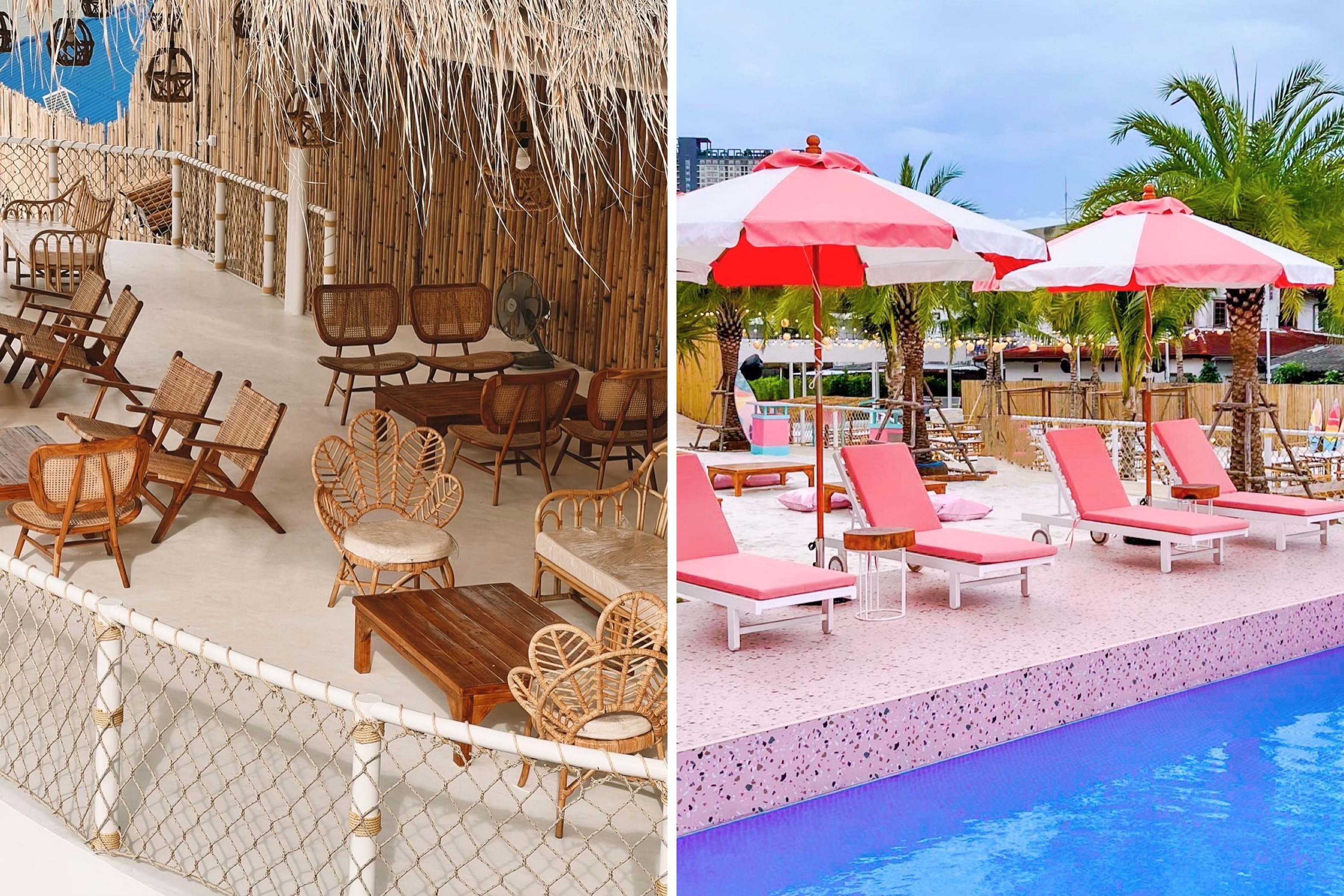 曼谷 5 大特色打卡 Cafe ｜ 粉紅沙灘/泰版馬代/雨林划艇/飛機主題