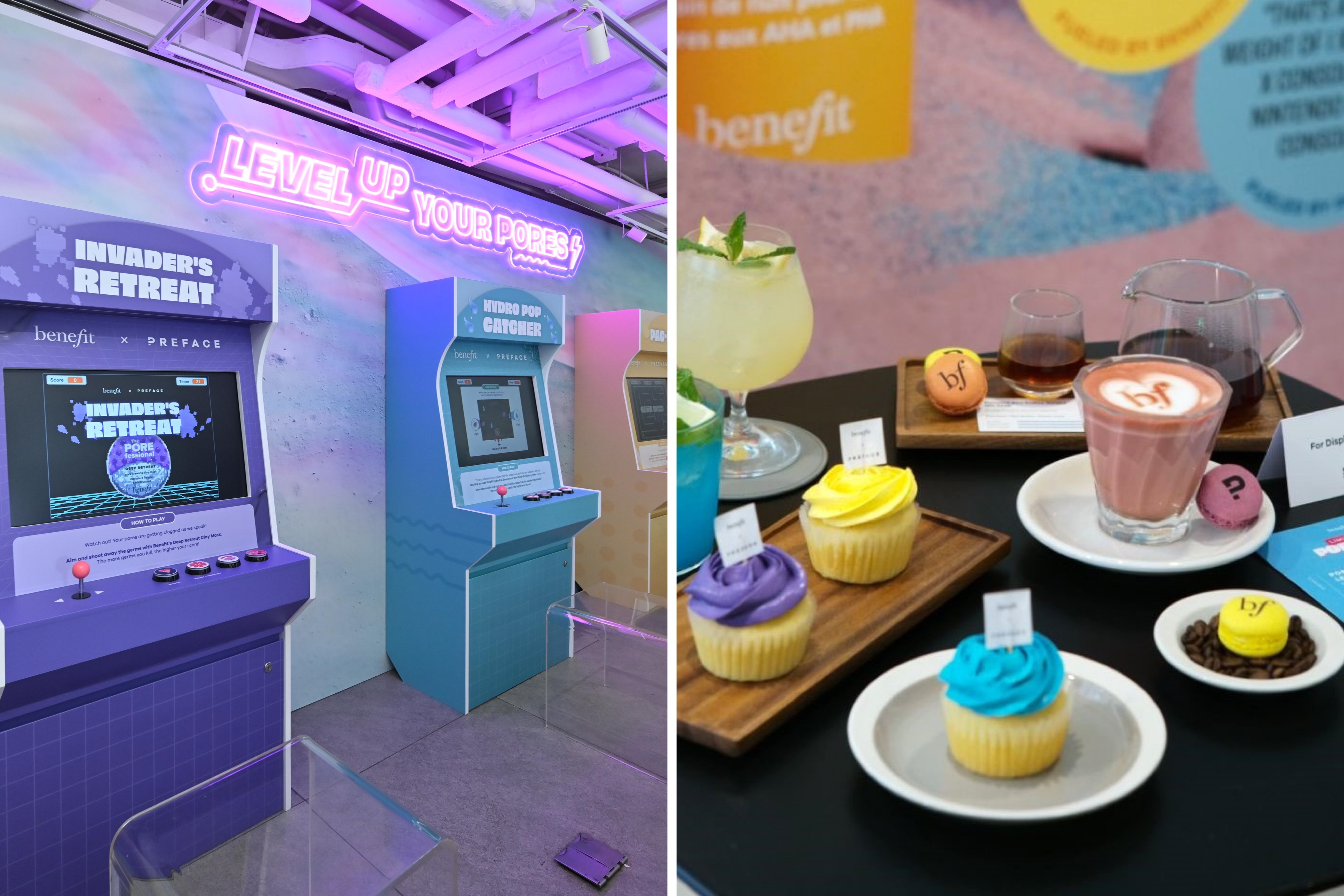 Benefit x Preface｜遊戲機主題期間限定咖啡店