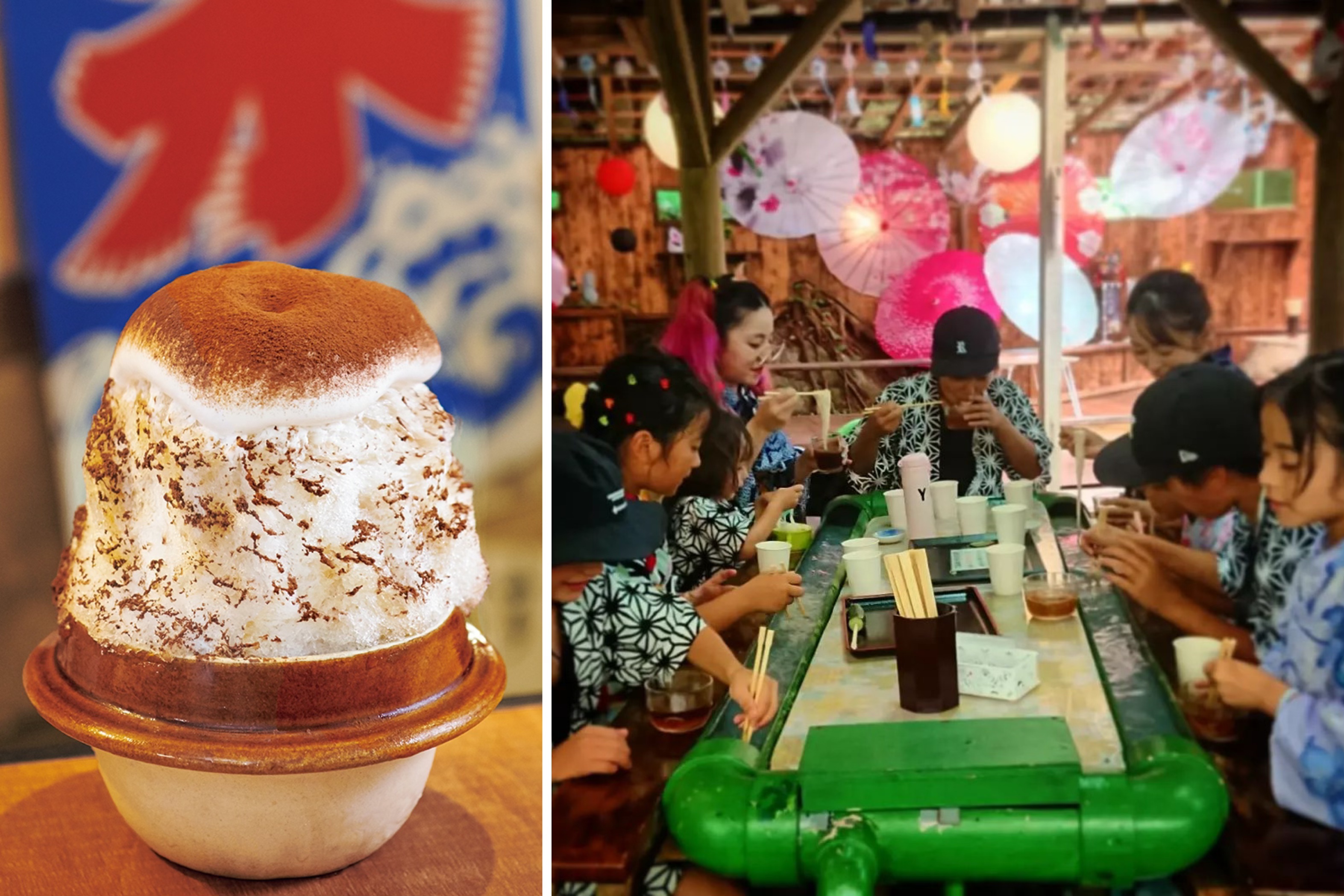 名古屋美食巡禮_ — 夏日必吃刨冰、流水麵！