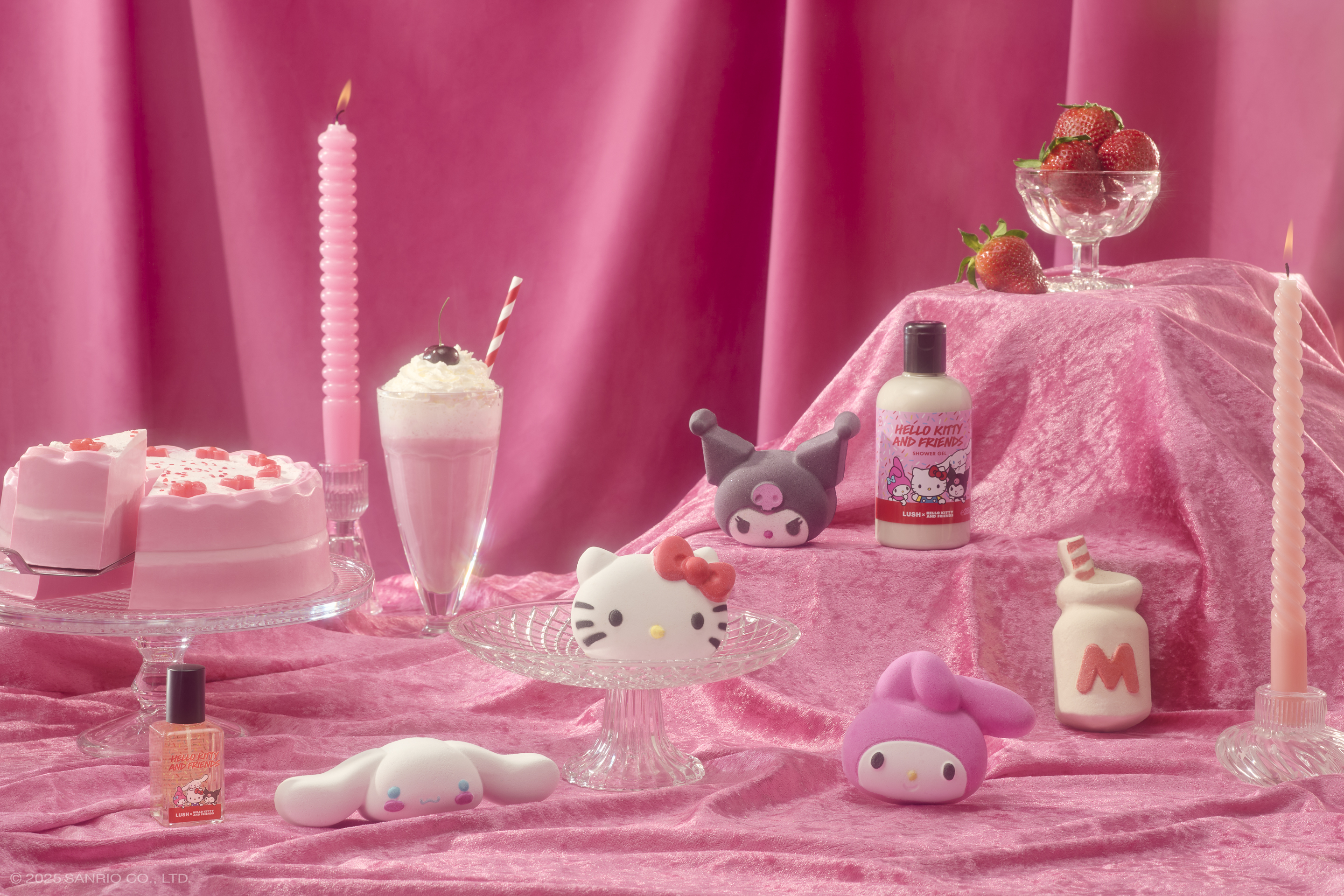 少女心爆發！Lush x Sanrio 可愛汽泡彈