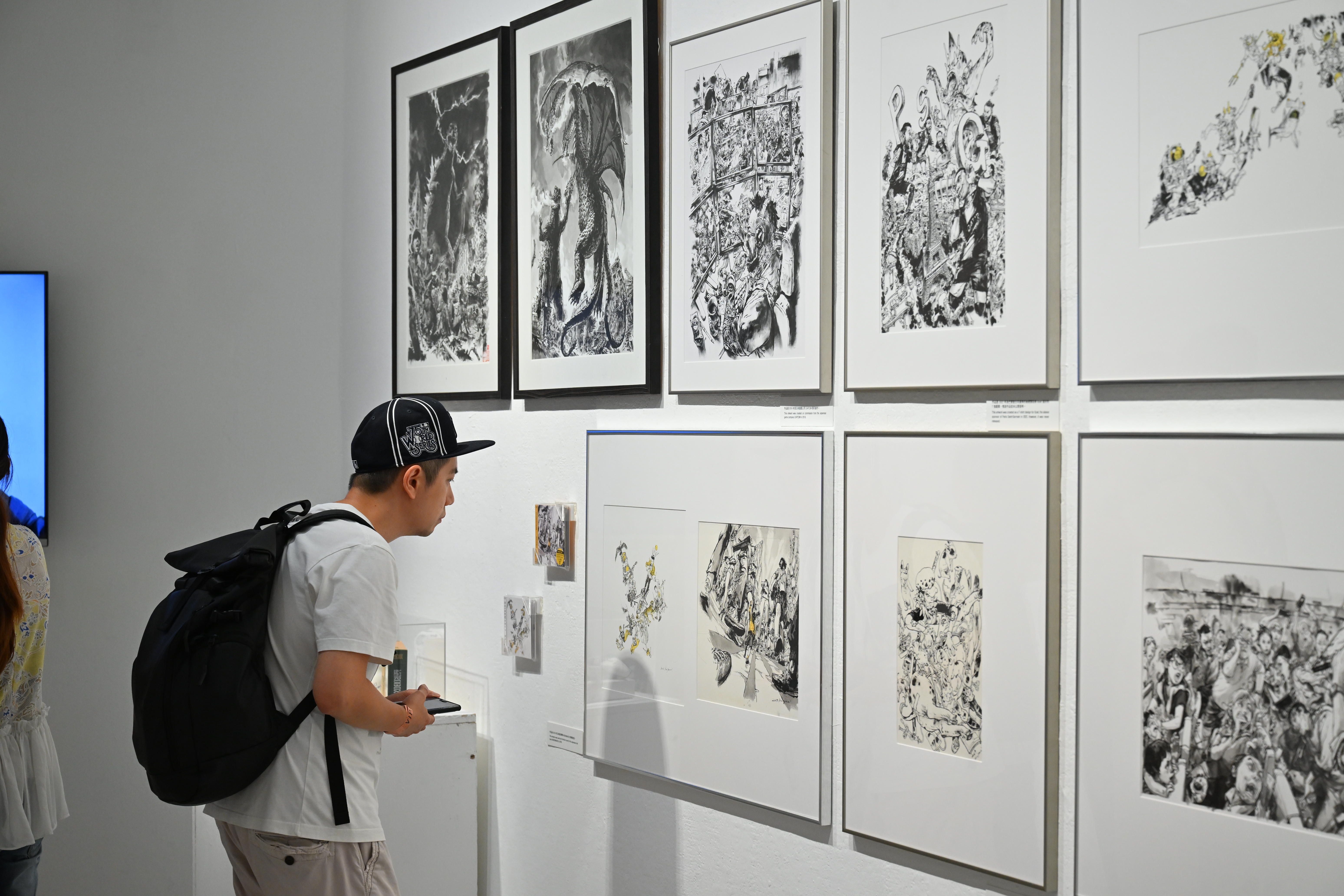 《金政基︰無盡線條之旅》回顧展，逾 200 展品紀錄驚人無稿成畫技藝