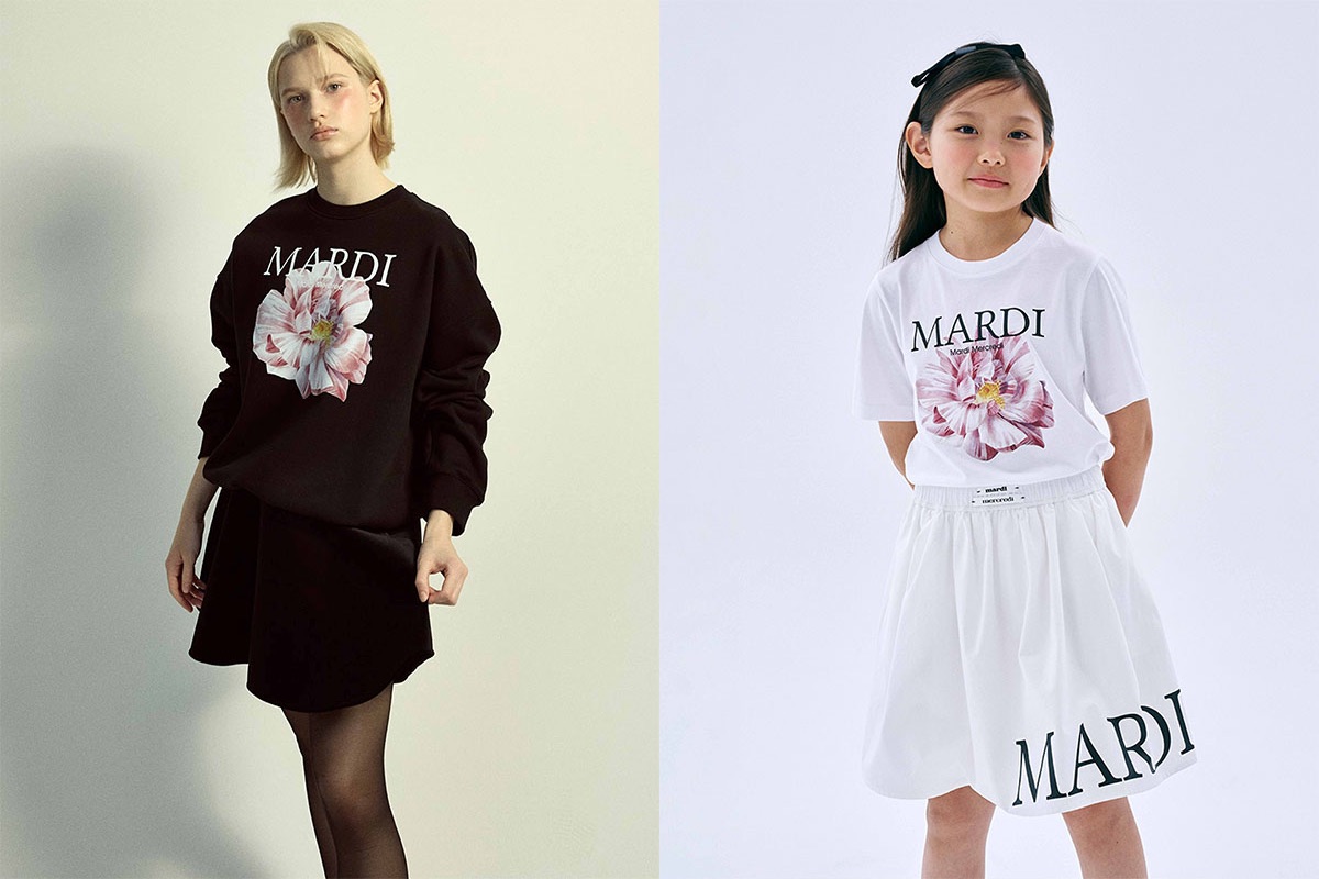 Mardi Mercredi 春日親子時尚穿搭 — 寫實花卉、經典雛菊服飾及帆布袋